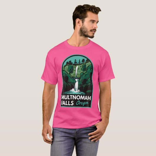 Multnomah Herfsten Oregon T-shirt (Voorkant volledig)