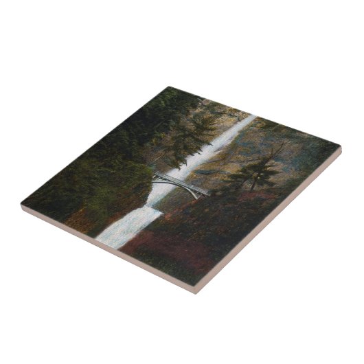 Multnomah Herfsten Oregon Tegeltje (Zijkant)