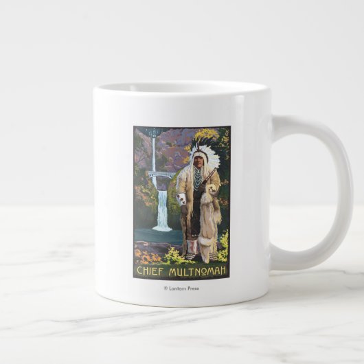 Multnomah-Herfsten, OregonChief Multnomah Grote Koffiekop (Rechts)