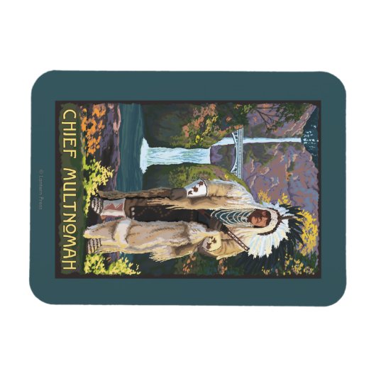 Multnomah-Herfsten, OregonChief Multnomah Magneet (Horizontaal)