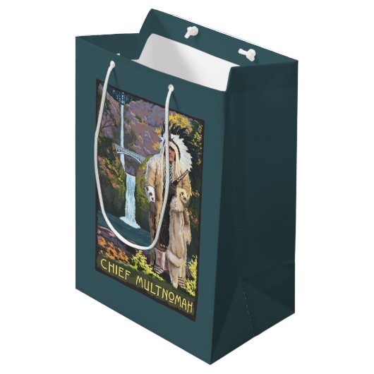 Multnomah-Herfsten, OregonChief Multnomah Medium Cadeauzakje (Voorkant Gekanteld)