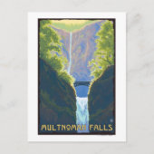 Multnomah-Herfsten, OregonMaiden van de Herfsten Briefkaart (Voorkant)