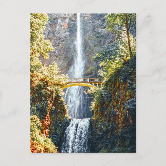 Multnomah Herfsten-Portland Oregon-Travel Briefkaart (Voorkant)