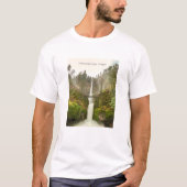 Multnomah Herfsten T Shirt Oregon Waterval (Voorkant)