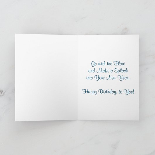 "Multnomah Herfsten" Verjaardag Kaart (Binnen)