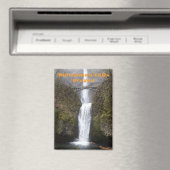 Multnomah Herfsten Waterval Oregon Magnet (Insitu (Vaatwasser))