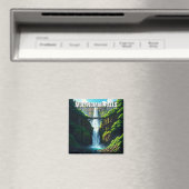 Multnomah waterval oregon magneet (Insitu (Vaatwasser))