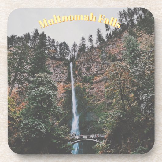 Multnomah-watervallen Bier Onderzetter (Voorkant)