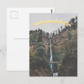 Multnomah-watervallen Briefkaart (Voorkant / Achterkant)