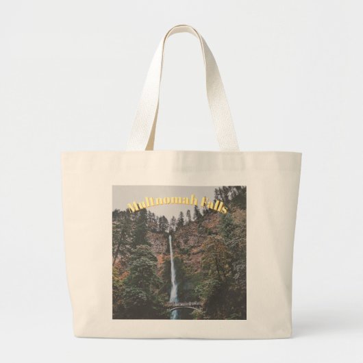 Multnomah-watervallen Grote Tote Bag (Voorkant)
