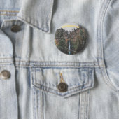 Multnomah-watervallen Ronde Button 5,7 Cm (In situ)
