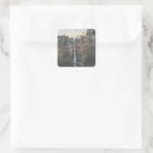 Multnomah-watervallen Vierkante Sticker (Tas)
