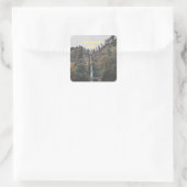 Multnomah-watervallen Vierkante Sticker (Tas)