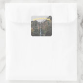 Multnomah-watervallen Vierkante Sticker (Tas)