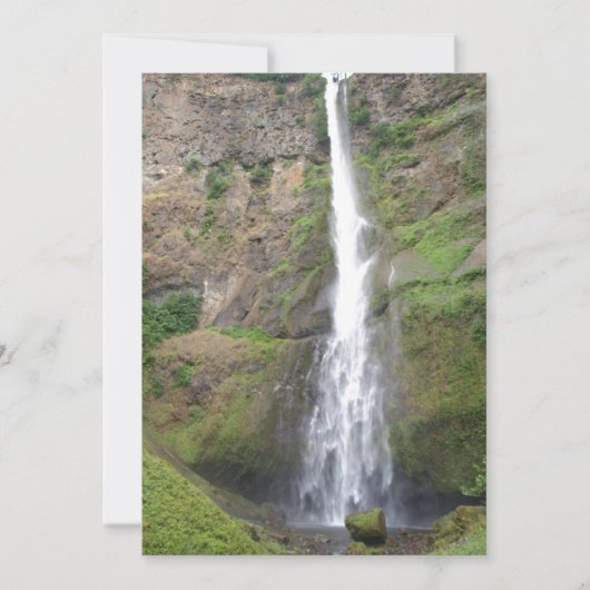 Multomah Herfsten Wedding Invitations Kaart (Voorkant)