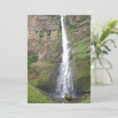 Multomah Herfsten Wedding Invitations Kaart (Staand voorkant)