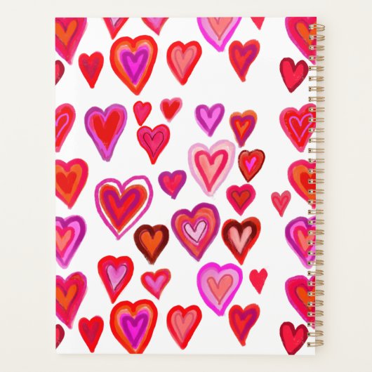 Multomap harten 3 ring planner (Achterkant)