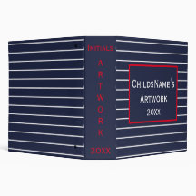 Multomap met gestreept kinderwerk