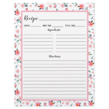 Multomap Pagina met roze roze roze bloemenpatroon 