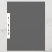 Multomap Sectie Divider | Inleiding | Grijs (Achterkant)