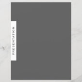 Multomap Sectie Divider | Presentatie | Grijs (Achterkant)