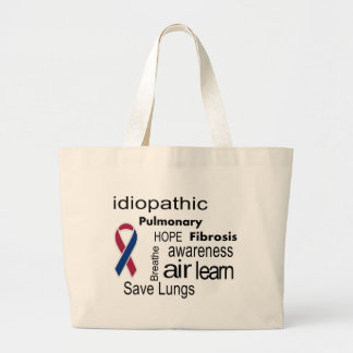 Multomap van pulmonale fibrose grote tote bag