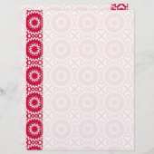 Multomappen pagina's van het Bright Red Daisy Whee (Voorkant / Achterkant)