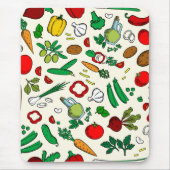 Multycolor Vegetable Pattern-Muismat Muismat (Voorkant)