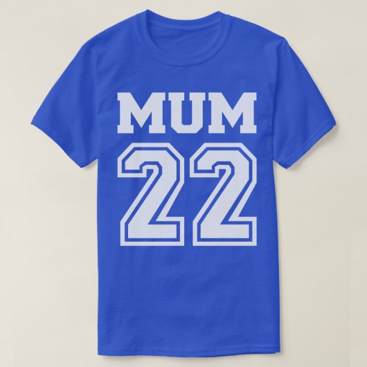 Mum 2022 voor zwangerschapsaankondiging 2 t-shirt (Design voorkant)
