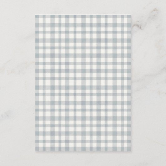 Mum and Baby Tiger Foliage Books For Baby Shower Informatiekaartje (Achterkant)