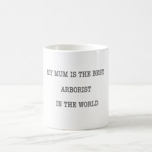 Mum Arborist cadeau cadeau kettingzaag cup Koffiemok