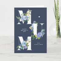 MUM Blue Hydrangeas Bloemen Happy Moederdag