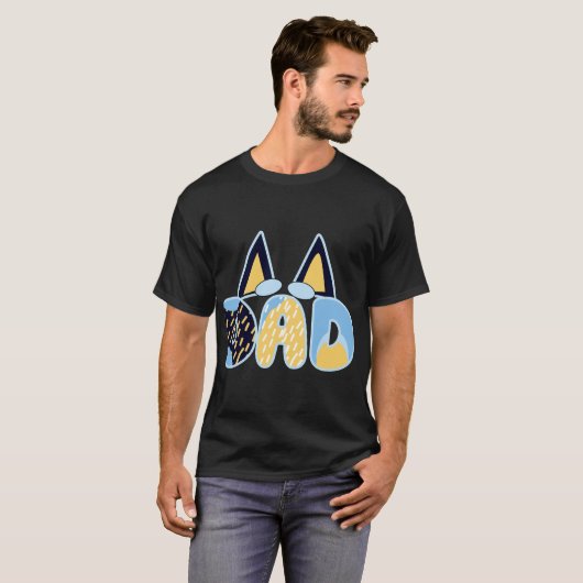 Mum Dad Cartoon Painting Retro family T-shirt (Voorkant volledig)