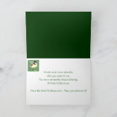 Mum, de Vogel van Chickadee van Kerstmis & het Feestdagen Kaart (Binnen)