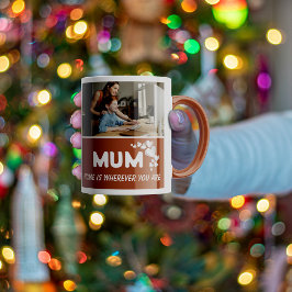 Mum Fotocollage Aangepaste Koffie Mok