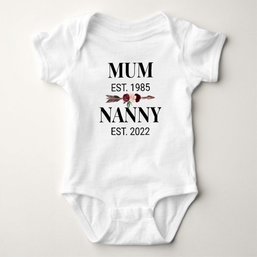 Mum Get Promotion to Nanny Romper (Voorkant)