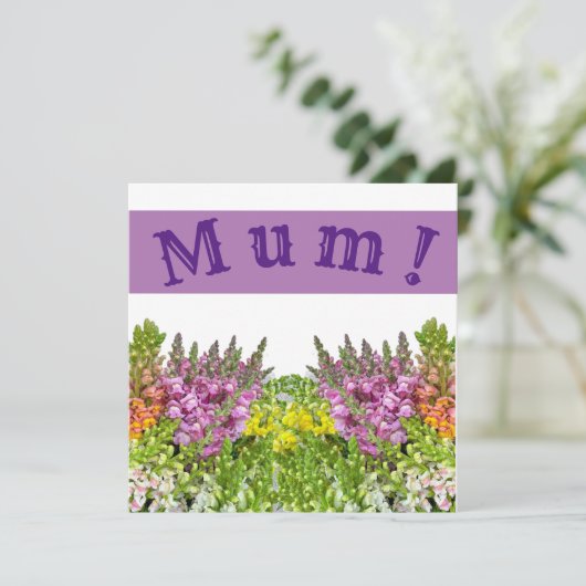 MUM! Kaart (Staand voorkant)