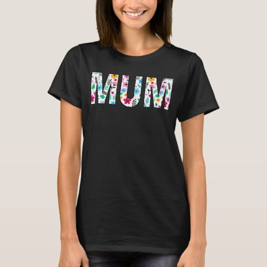 Mum Mother's Day From Daughter Son KidsTo Mum T-shirt (Voorkant)