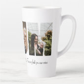 Mum Photo Collage Latte Mok (Rechts)