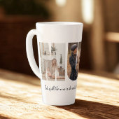 Mum Photo Collage Latte Mok