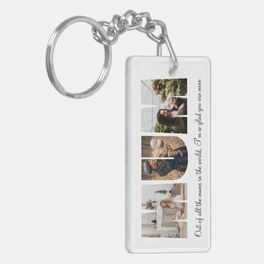 Mum Photo Collage Sleutelhanger (Voorkant Links)