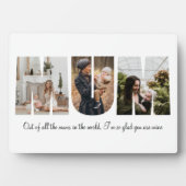 Mum Photo Collage voor Moederdag Fotoplaat (voorkant)