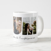 Mum Photo Collage voor Moederdag Grote Koffiekop (Voorkant rechts)