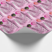 Mum Poem - Happy Birthday Cadeaupapier (Hoek)