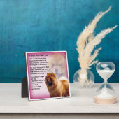 Mum Poem Plaque - Chow Dog Design Fotoplaat (Insitu)