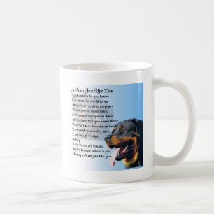 Mum Poem - Rottweiler Design Koffiemok