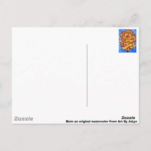 Mum Post Card Briefkaart (Achterkant)