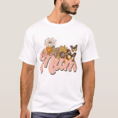 Mum Retro Floral T-shirt (Voorkant)