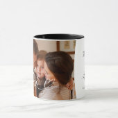 Mum Script Heart Dankbaar voor elk moment Foto Mok (Midden)