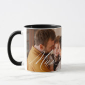 Mum Script Heart Dankbaar voor elk moment Foto Mok (Links)